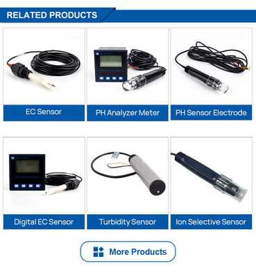 Sensor de pH digital de alta resolução 4-20mA RS485 para tratamento de águas residuais industriais