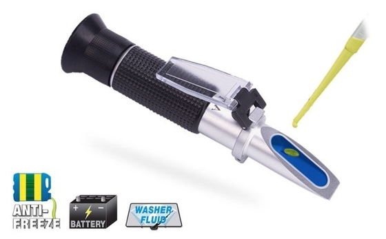 5 em 1 Refractômetro Antifreeze Tester de refrigerante de bateria automotiva com OEM personalizado