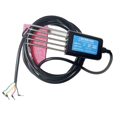 Temperatura PH NPK Sensores de humidade CE e salinidade na agricultura Kit de teste de solo 7 em 1