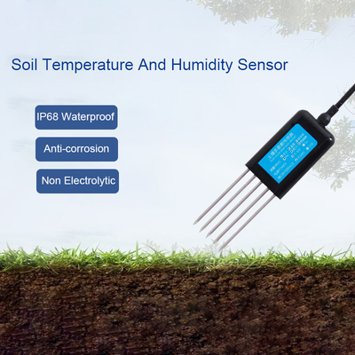 Temperatura PH NPK Sensores de humidade CE e salinidade na agricultura Kit de teste de solo 7 em 1