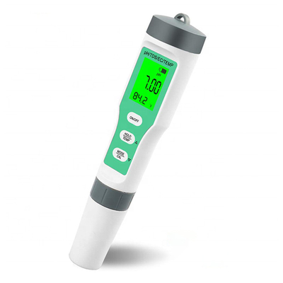 Teste de resistência à água 4 em 1 para aquários e hidroponia pH/TDS/EC/tempermetros