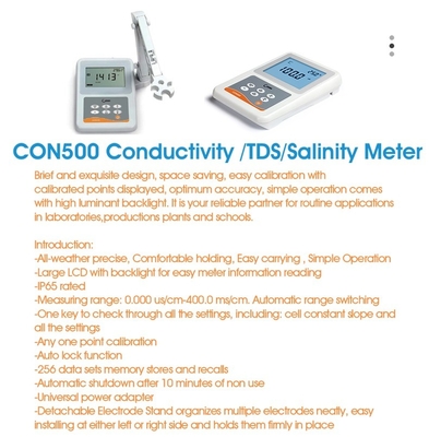 Medidor DO de sonda de oxigénio dissolvido portátil para medição e controlo de temperatura DO em campo