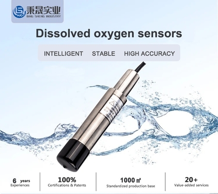 RS 485 Sensor óptico de oxigénio dissolvido para medição de fluorescência na aquicultura