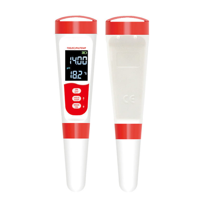 Testeiro de água multifunção PH/EC/TDS/TEMP 4 em 1 para água potável rápida