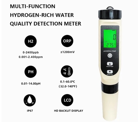90g N.W impermeável IP67 portátil PH Orp medidor de temperatura digital para Tester de água