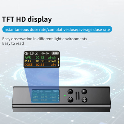Dosímetro de contador Geiger LCD digital para medição de raios X Y Beta pessoais portáteis