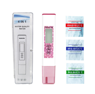 Medidor digital de TDS/CE/PH/Temperatura para ensaio de água Intervalo 1-9999PPM/1-9999us/cm