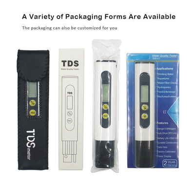 Proba de TDS de tipo caneta personalizada para piscina de aquário Hidropônica Display LCD portátil
