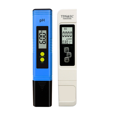 Intervalo de medição pH 0-14 TDS 0-9990ppm EC 0-9990us/cm Medidor para laboratório de sistemas de aquário RO
