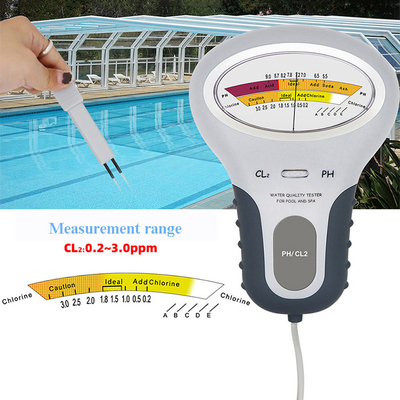 Detetor de pH Cl2 caneta Tester elétrico portátil para medir a água em piscinas
