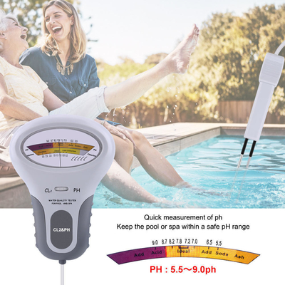Detetor de pH Cl2 caneta Tester elétrico portátil para medir a água em piscinas