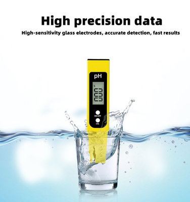 Teste de tipo de caneta digital compacta e leve para medir a acidez da água 102 g