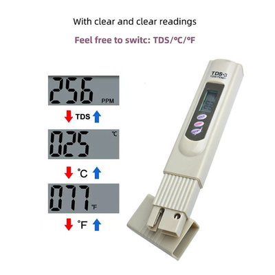 Medidor digital de TDS para medição precisa da pureza da água no aquário