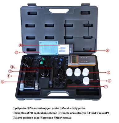Combo 5 em 1 PH/COND./D.O/TEMP Medidor de água para aquapônico AZ86031 Piscina portátil IP67