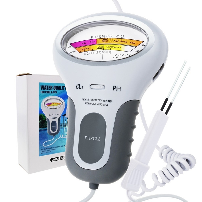 Detetor de pH Cl2 caneta Tester elétrico portátil para medir a água em piscinas